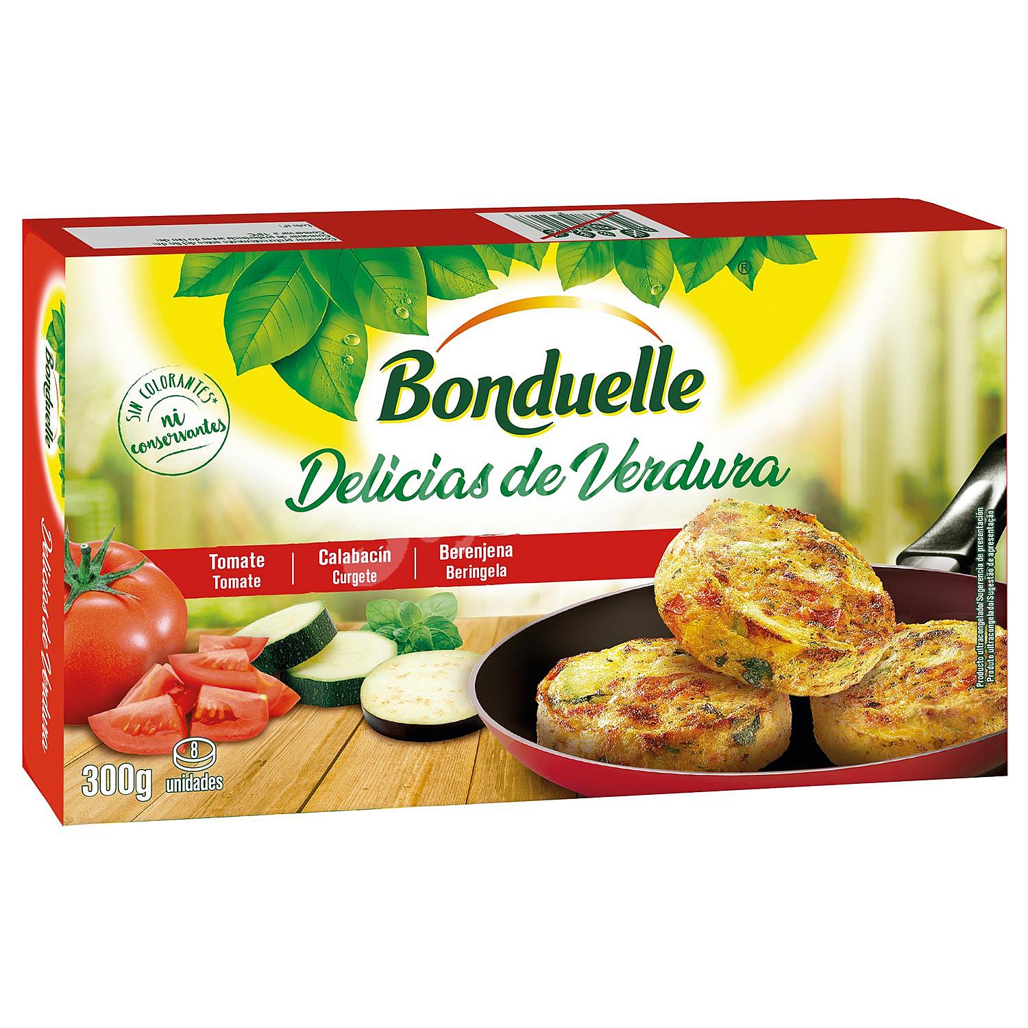 Delicias de verduras (tomate, calabacín y berenjena)