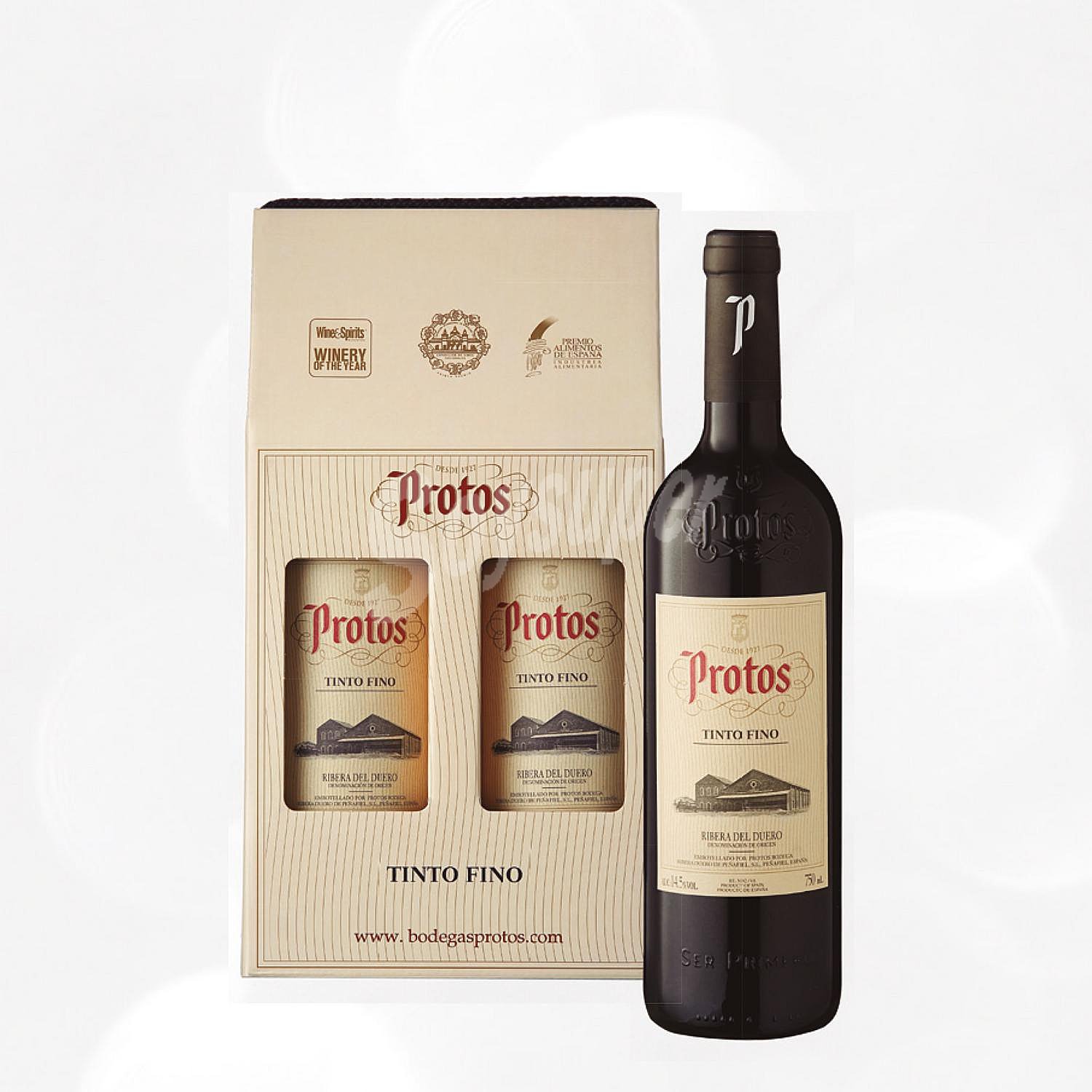 Estuche 2 Bot. Protos Tinto Fino Tinto 2020