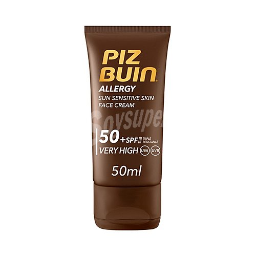 PIZ buin Protector solar facial con FPS 50+ (muy alto), especial pieles sensibles al sol PIZ buin Allergy