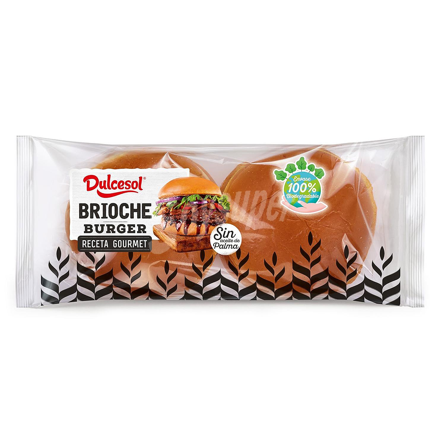 Pan burguer brioche dulcesol