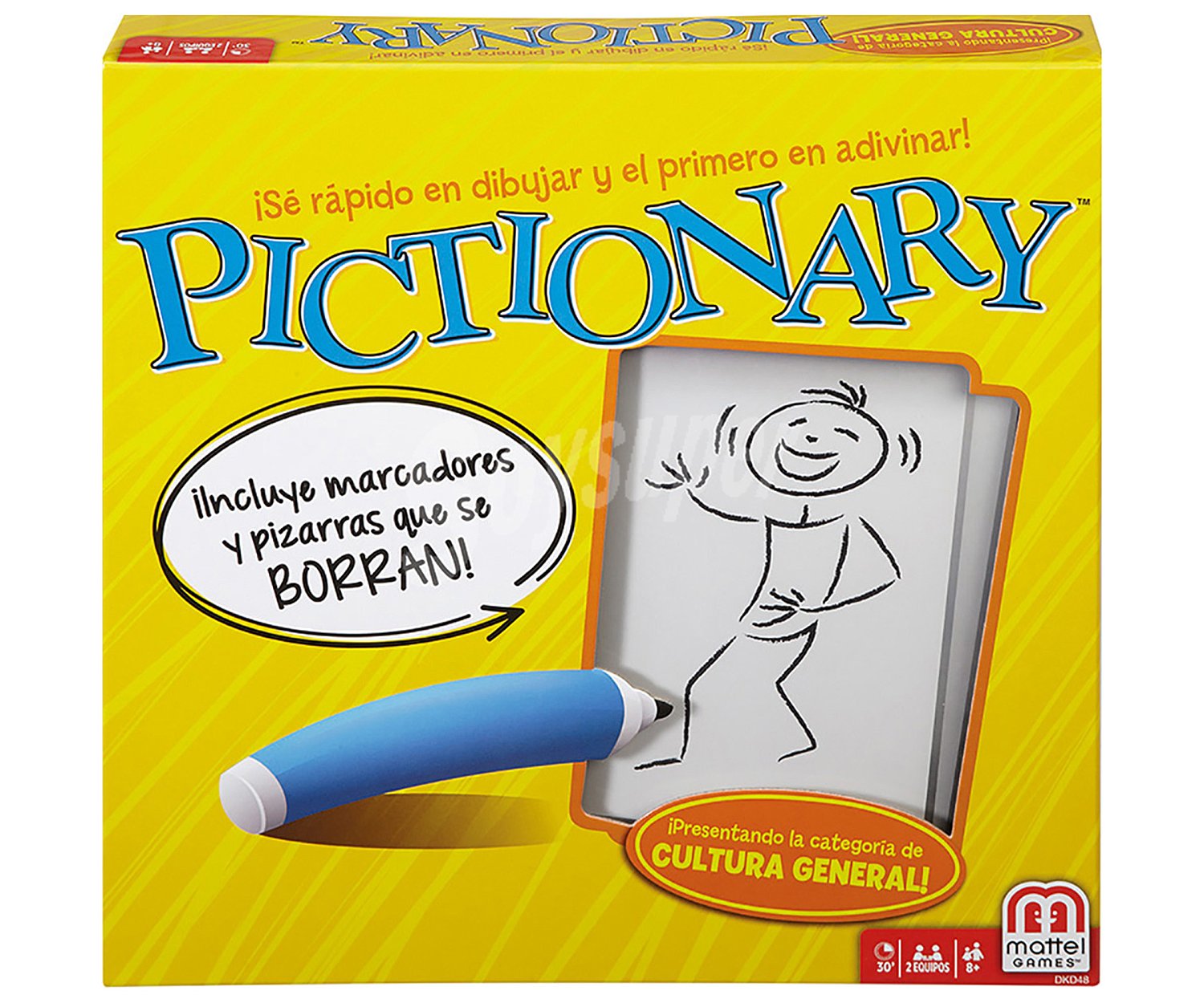 Juego de mesa Pictionary, desde 2 jugadores