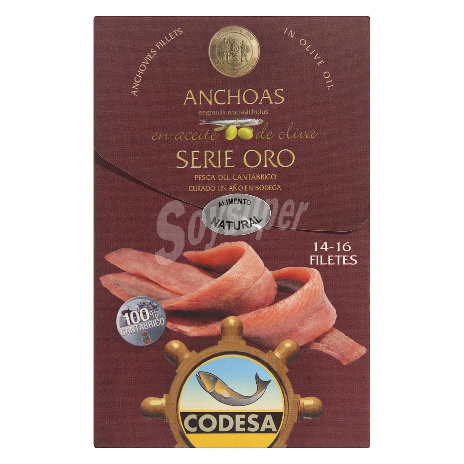 Anchoas en aceite de oliva Codesa