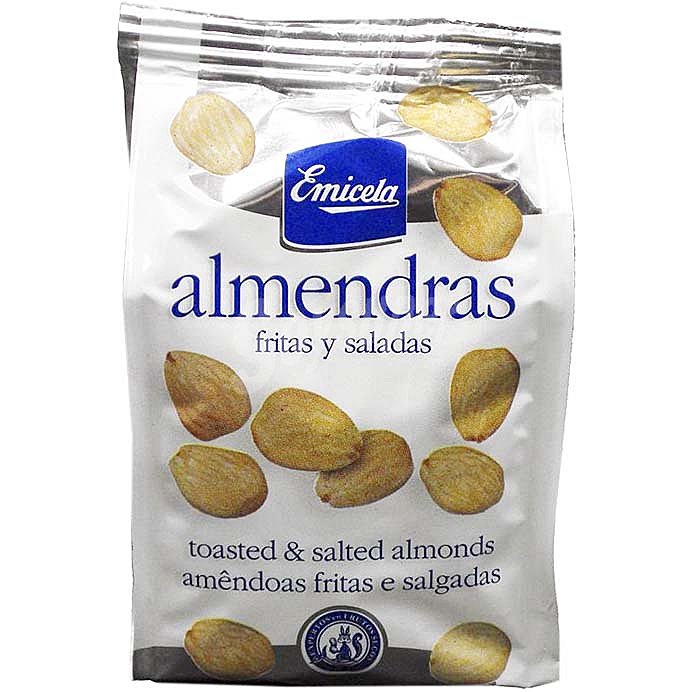 Almendras fritas saladas