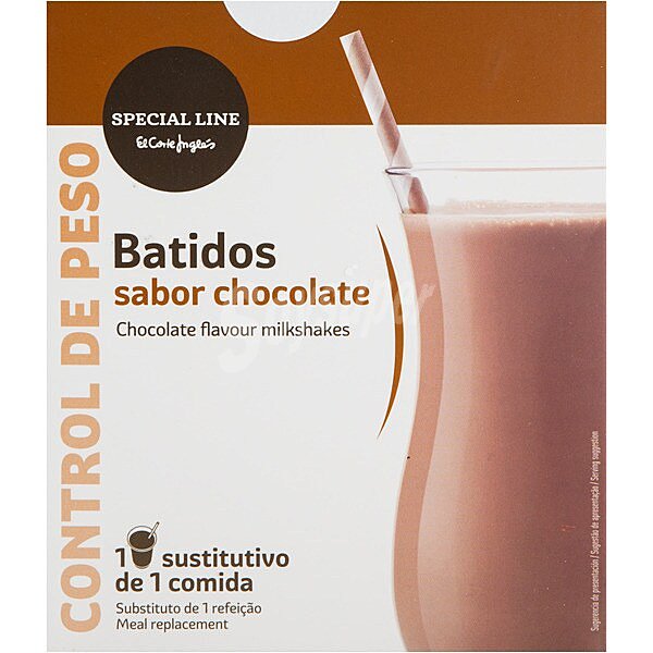 batidos sabor chocolate sustitivos de 1 comida envase 270 g