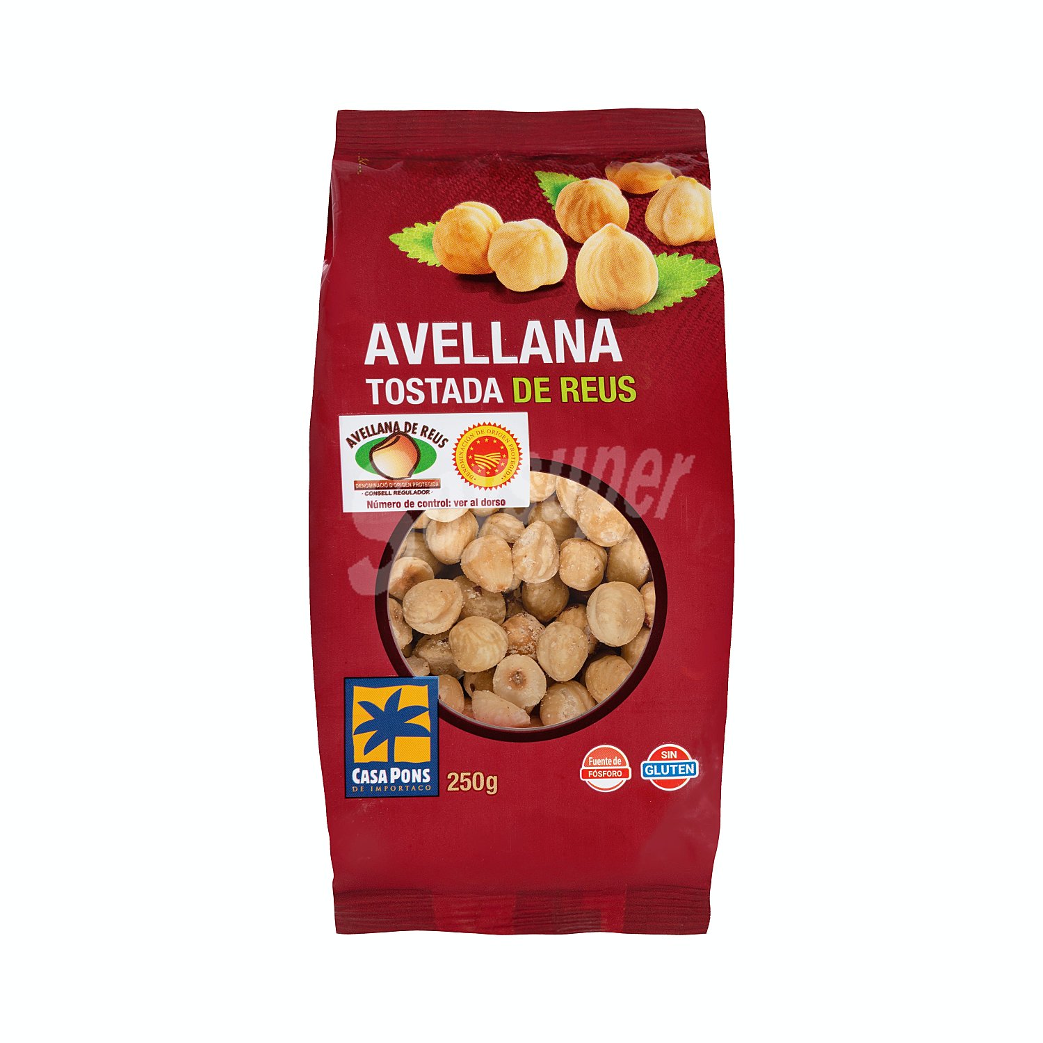 Avellana tostada de reus