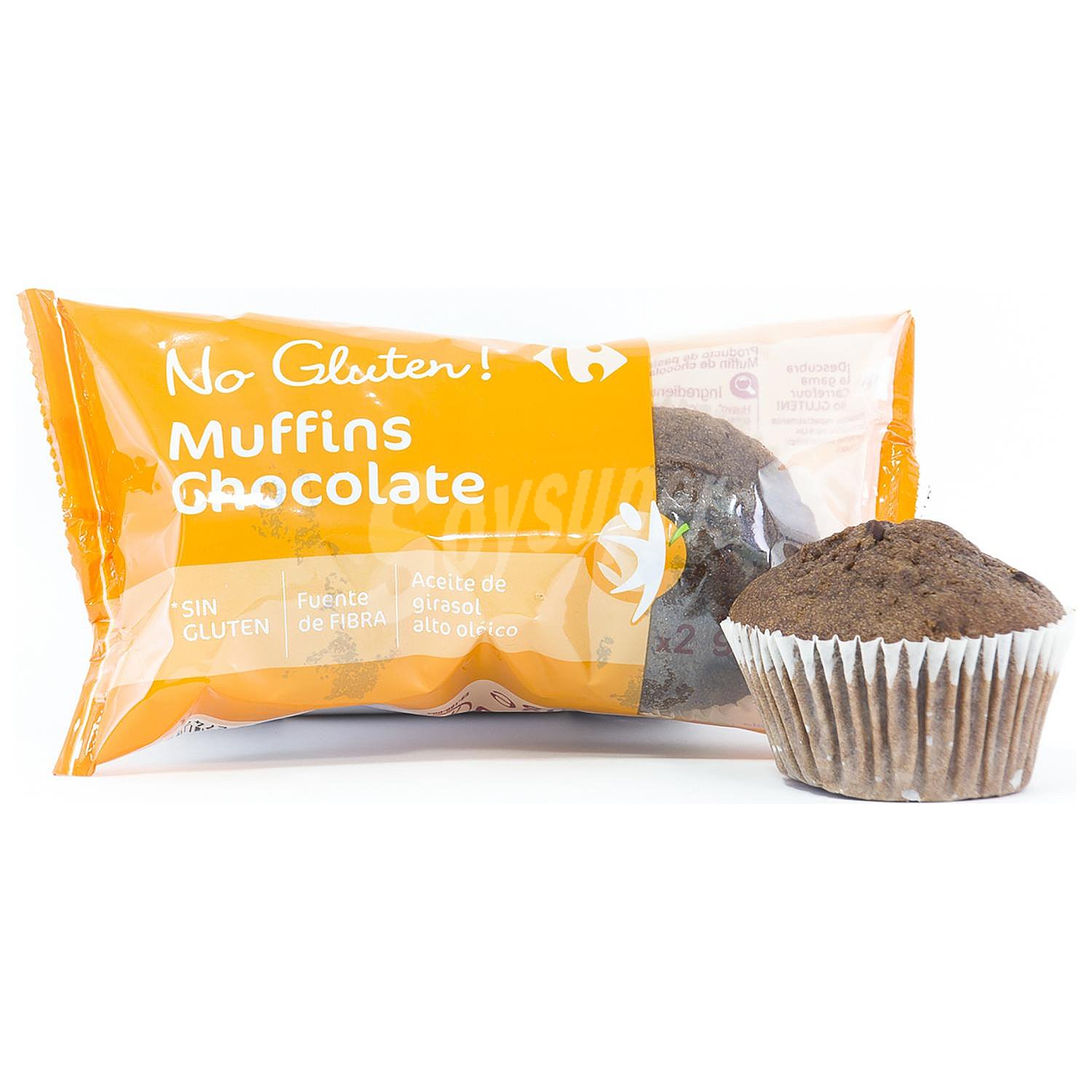 Muffins chocolate Carrefour No Gluten sin gluten