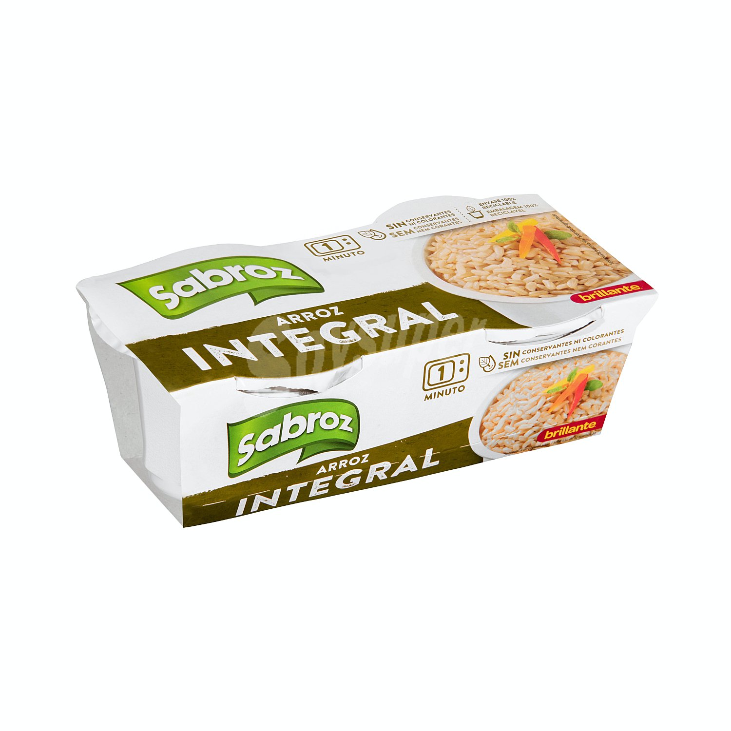 Arroz cocido integral