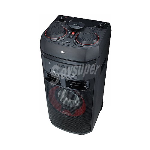 Altavoz hifi LG OK55, 500W, Bluetooth, usb, función Karaoke, función DJ, luces