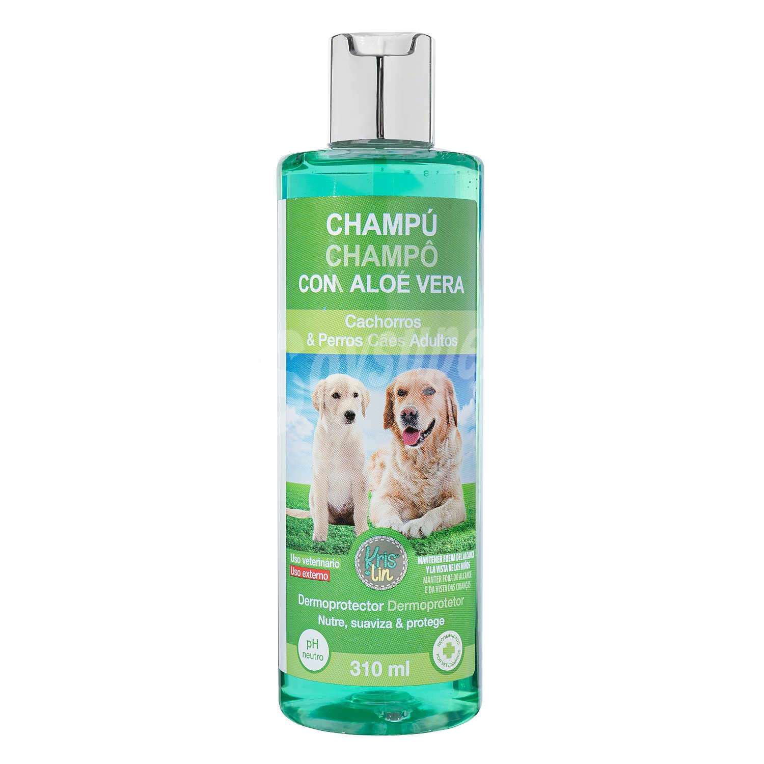 Champu perro junior y adulto con aloe vera dermoprotector (nutre,suaviza y protege)