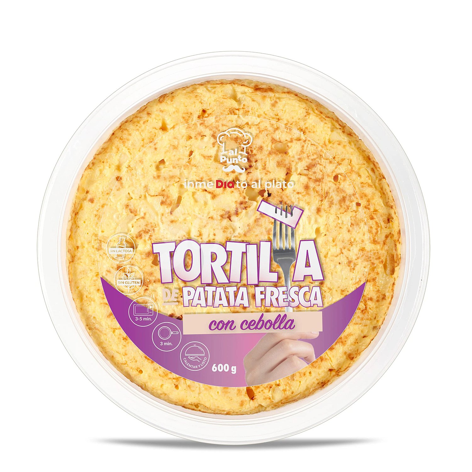 Tortilla de patatas con cebolla Al Punto