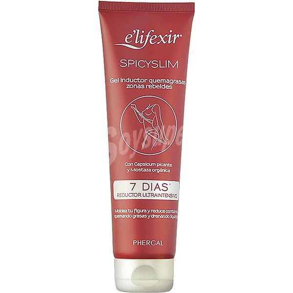 Dermo Spicyslim gel inductor quemagrasas zonas rebeldes con mostaza orgánica y capsicum picante