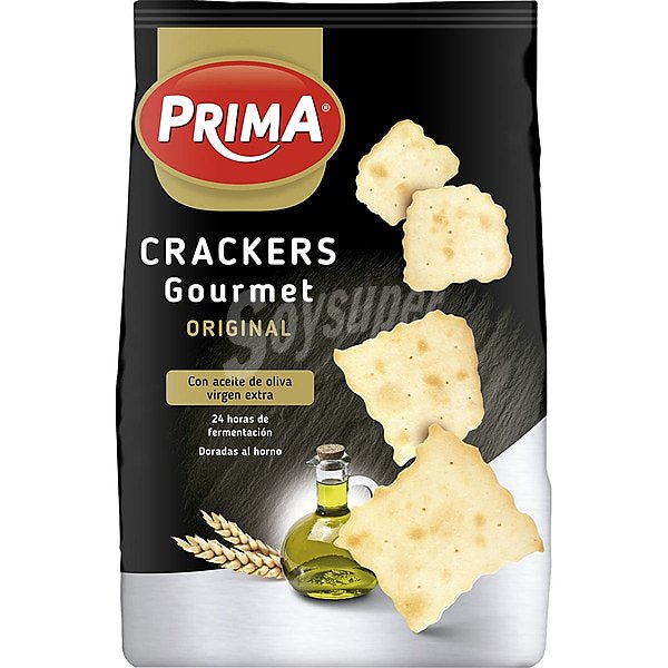 Crackers gpurmet original con aceite de oliva