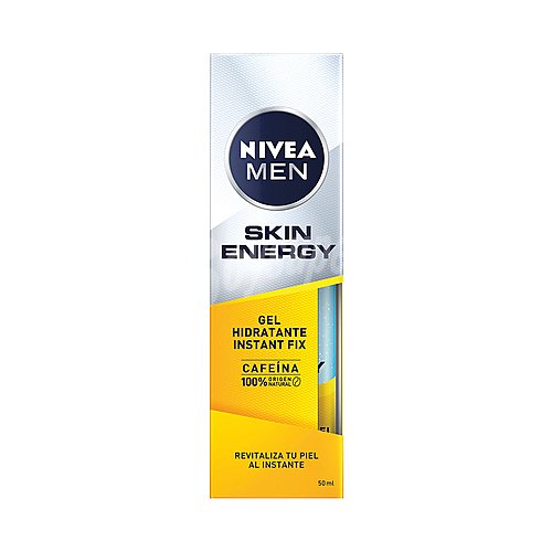 Nivea Gel hidratante facial con cafeina de origen 100% natural nivea Skin energy