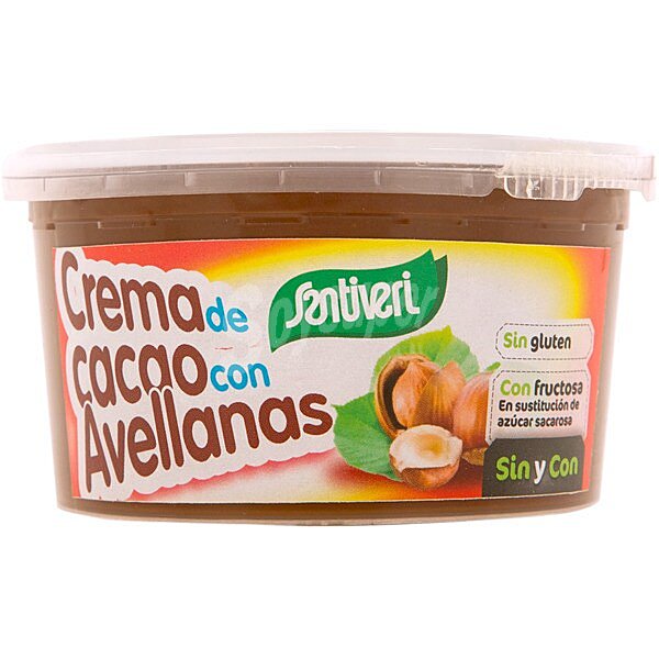 Crema de cacao con avellanas