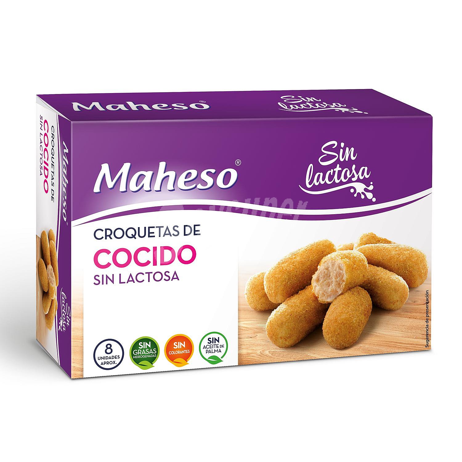 Croquetas de cocido Maheso sin lactosa sin aceite de palma