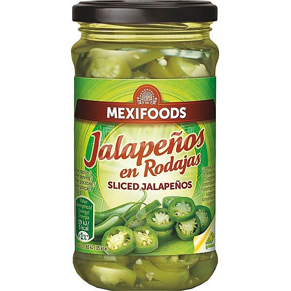 Jalapeños en rodajas mexifoods