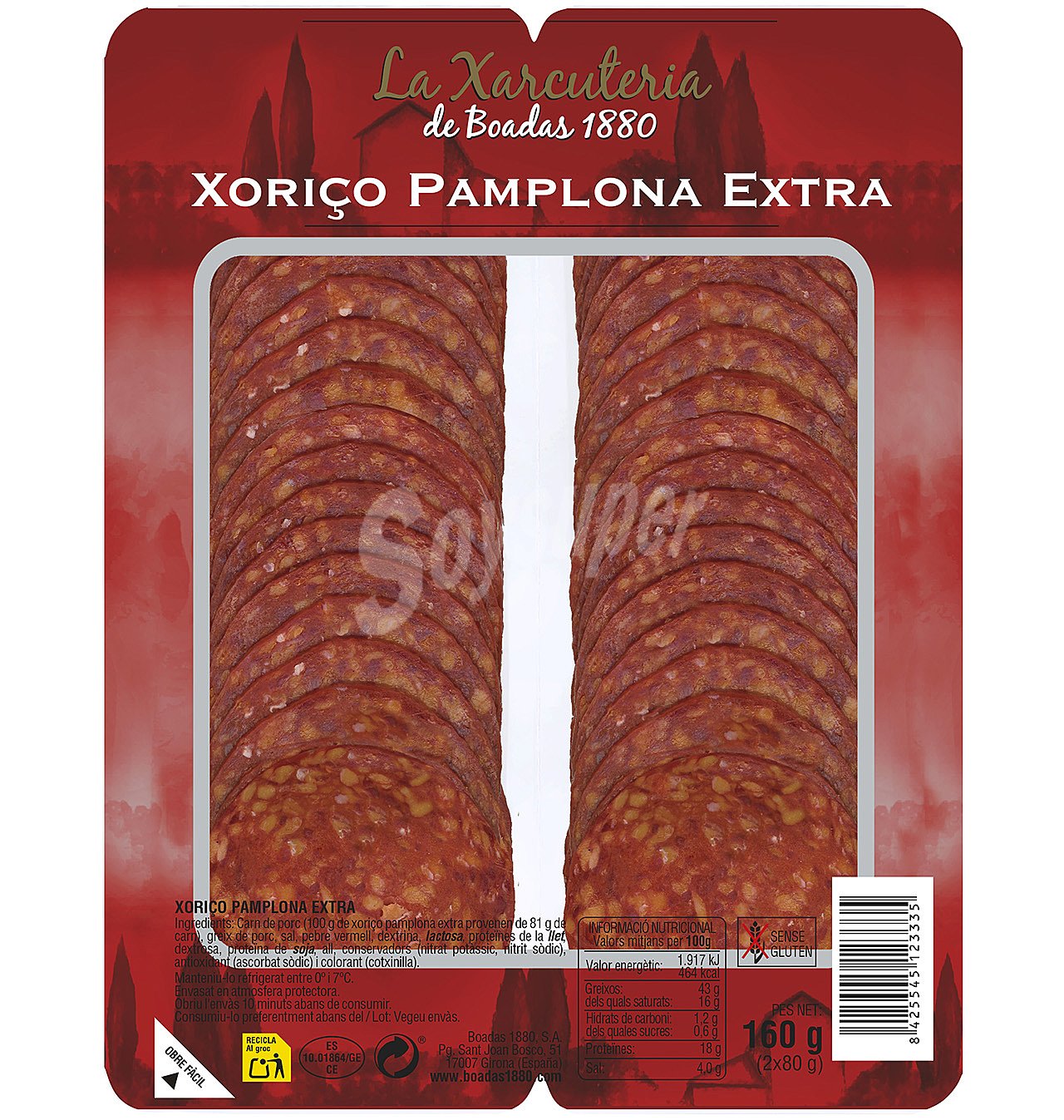 Chorizo la charcutería de pamplona bipack