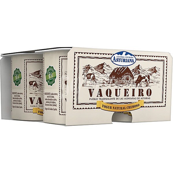 Vaqueiro yogur natural cremoso