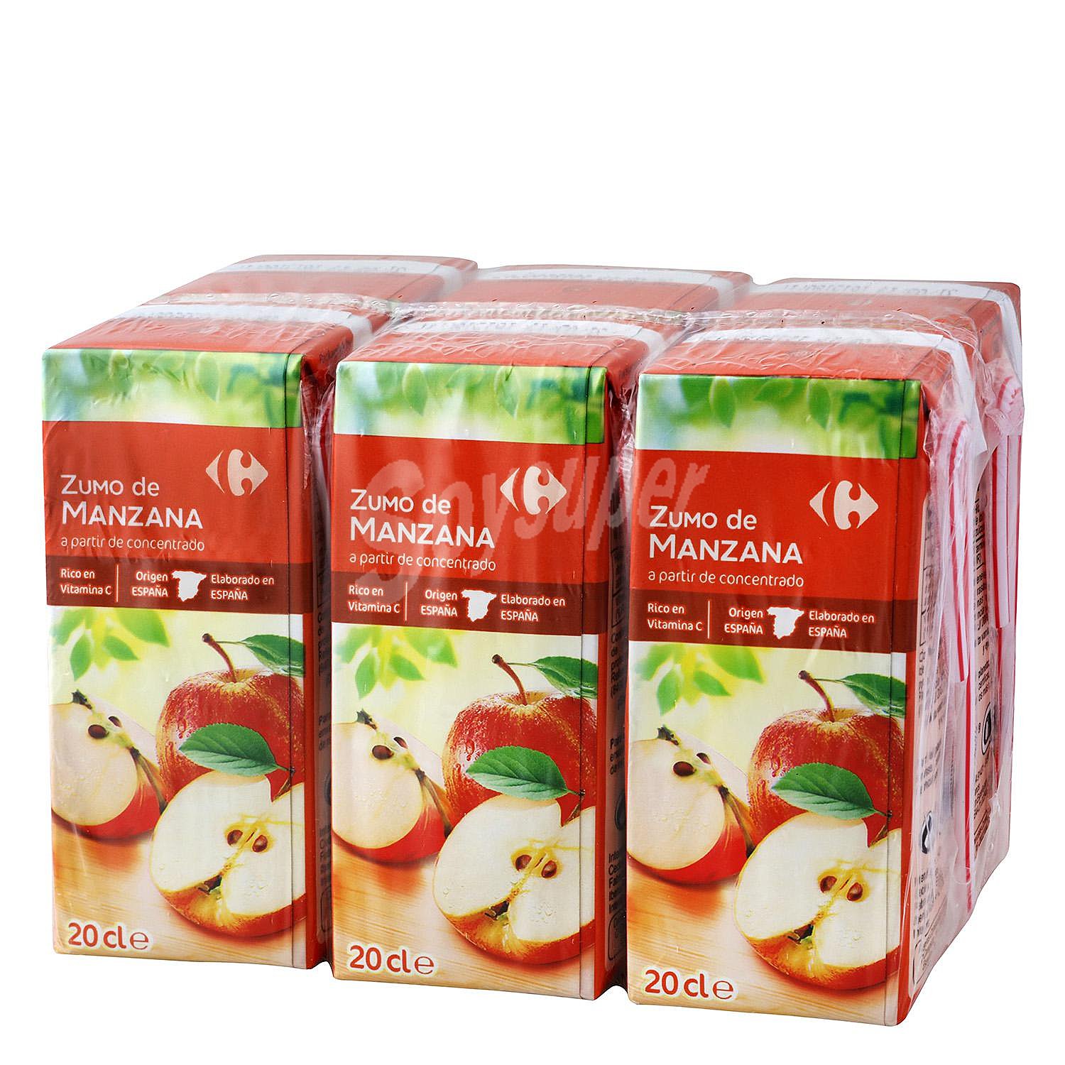 Zumo de manzana Carrefour