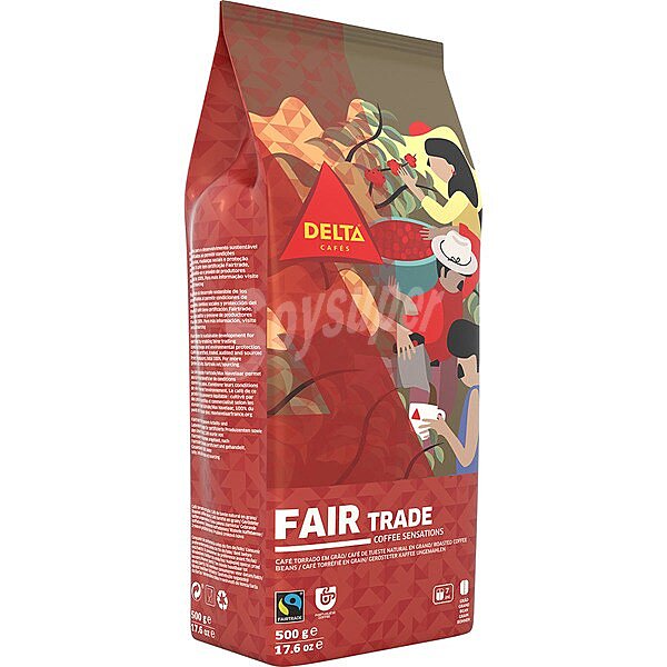 Fair Trade café en grano