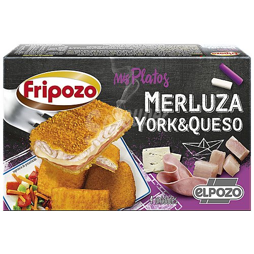 Fripozo Merluza empanada rellena de jamón y queso fripozo Mis platos de El Pozo