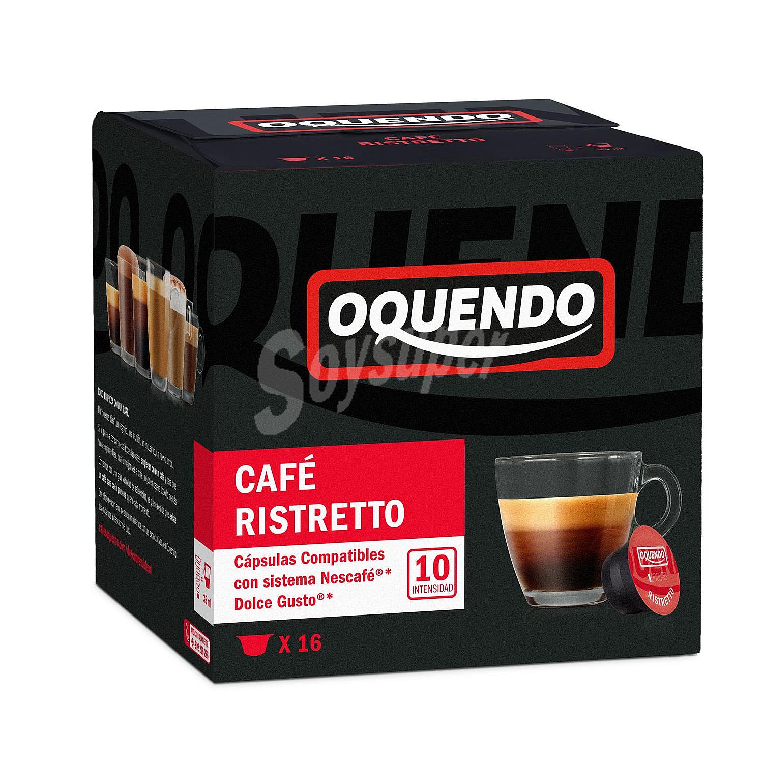 Café ristretto en cápsulas Oquendo