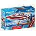 Conjunto de juego Speedboat racer con accesorios y 2 figuras, 24 piezas, playmobil sports & action 70744