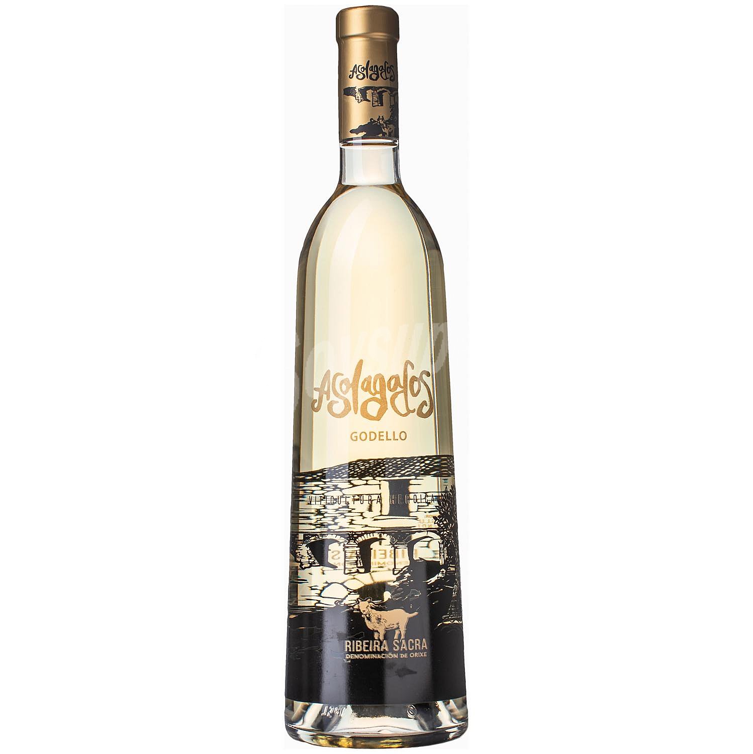 Vino blanco godello Asolagados D.O. Ribeira Sagra