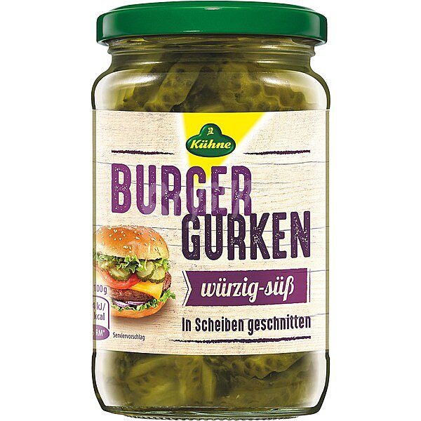 Pepinillos laminados burger gurken