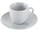 Taza espresso con plato, 9cl, actuel.