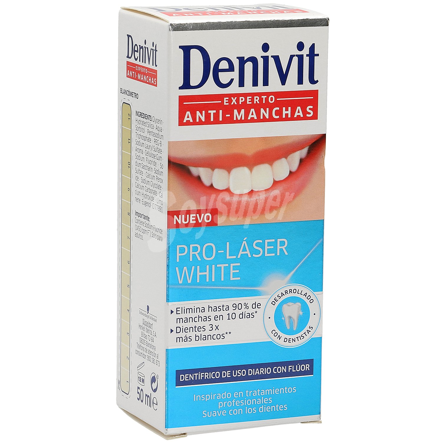 Pasta dentífrica antimanchas pro- láser white