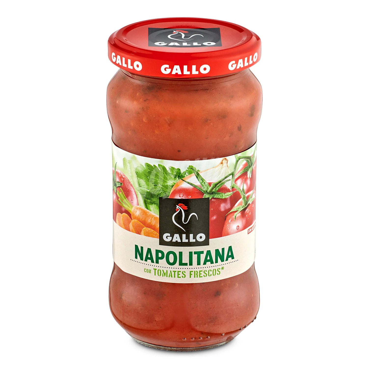 Salsa Napolitana con zanahoria, cebolla y apio gallo