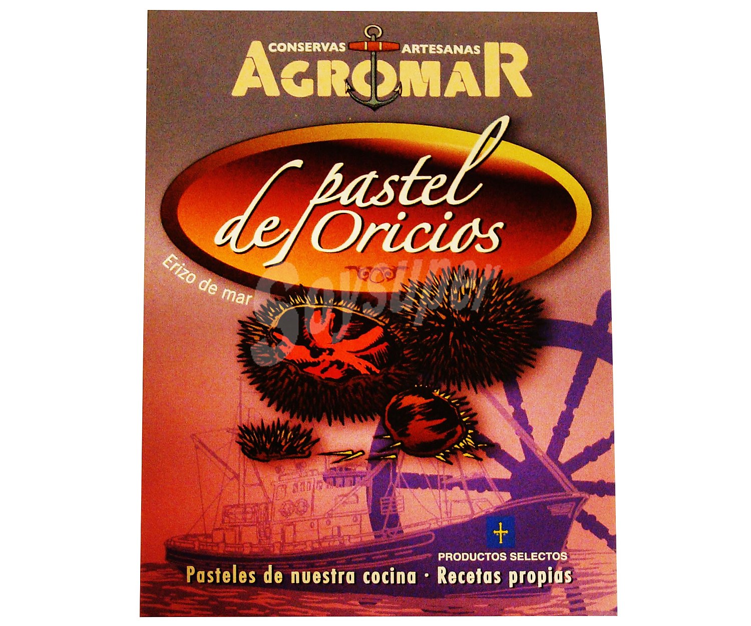 Tarrina de pastel de erizos (oricios)