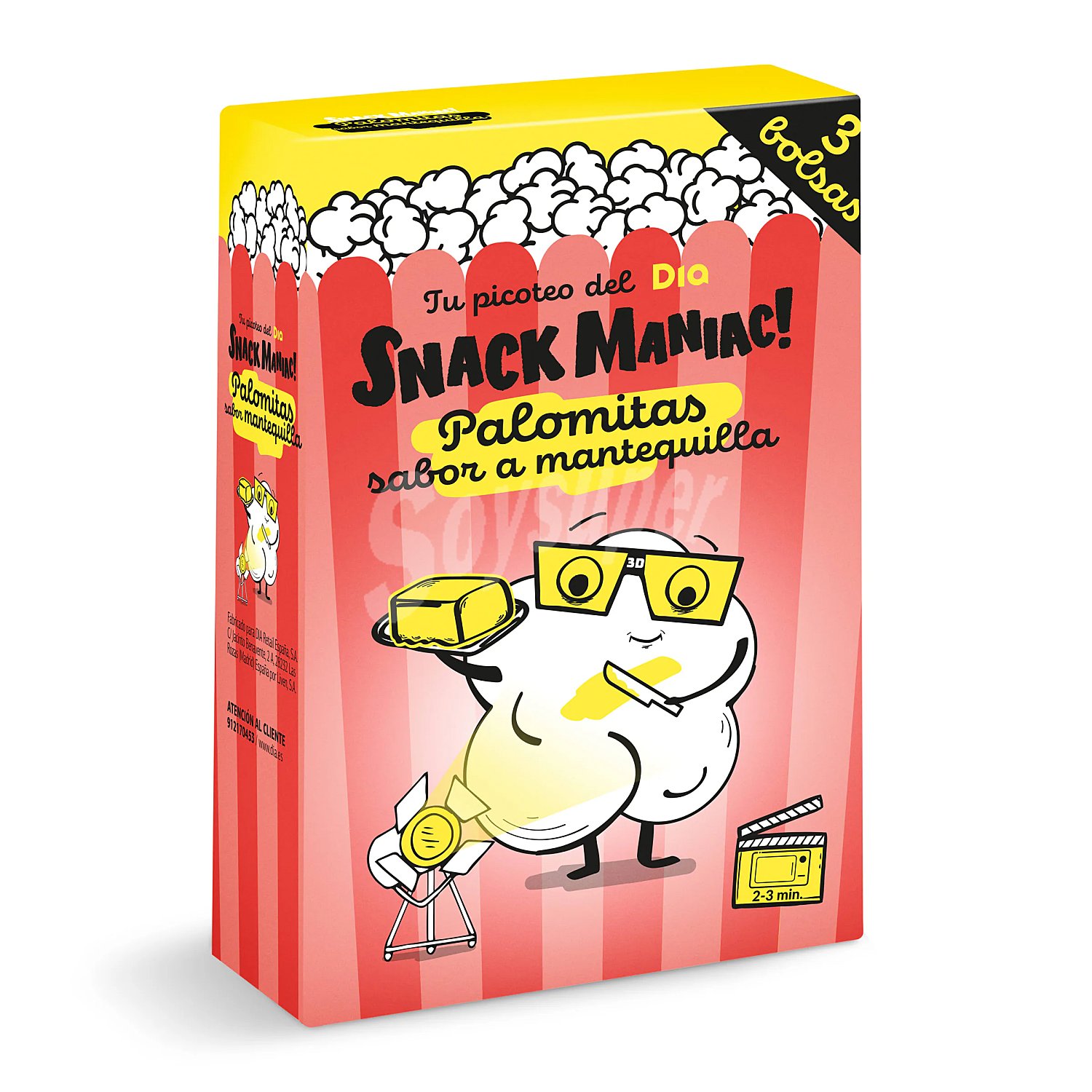 Palomitas sabor mantequilla Snack Maniac