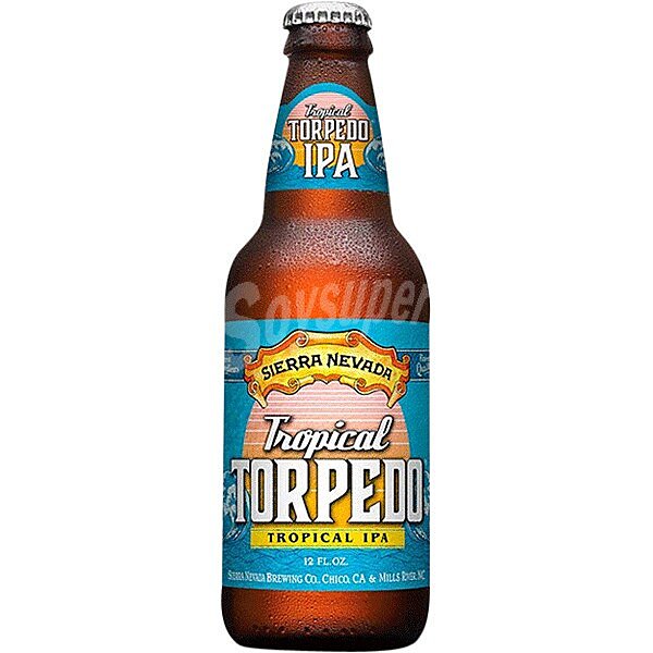 Sierra nevada Tropical Torpeda cerveza rubia artesana estadounidense vatiedad Ipa