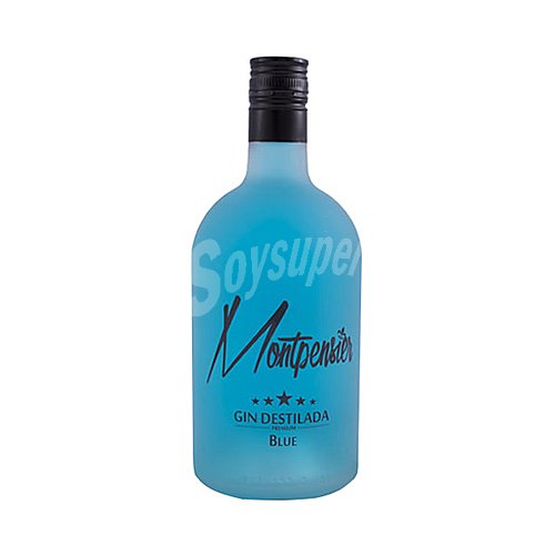 Montpensier Ginebra premium elaborada con 10 botanicos que pasan 5 destilaciones montpensier Blue