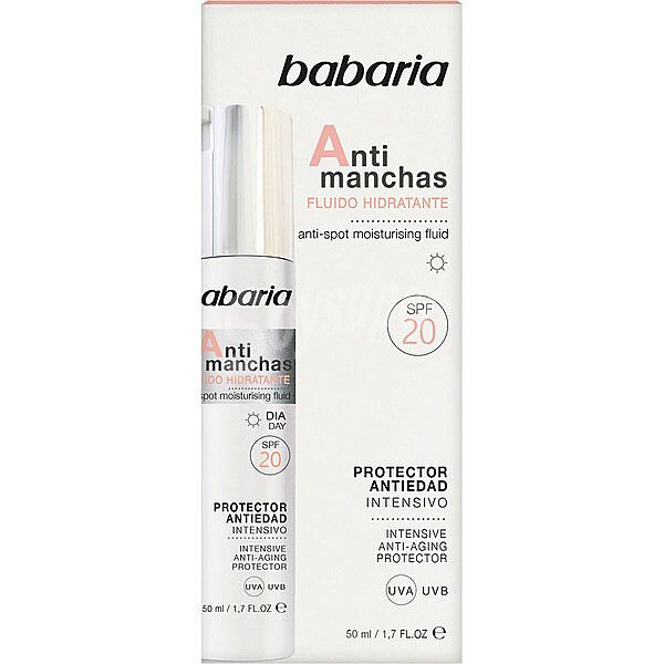 Fluido hidratante de día antimanchas SPF-20