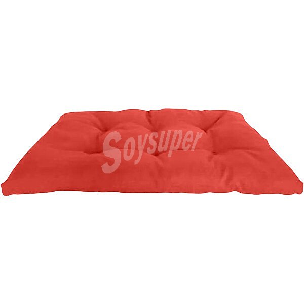 Cama para perros y gatos color rojo 76x53 cm