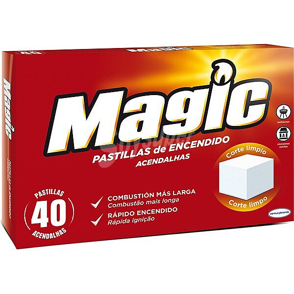 Instant pastillas enciende fuegos envase 32 unidades