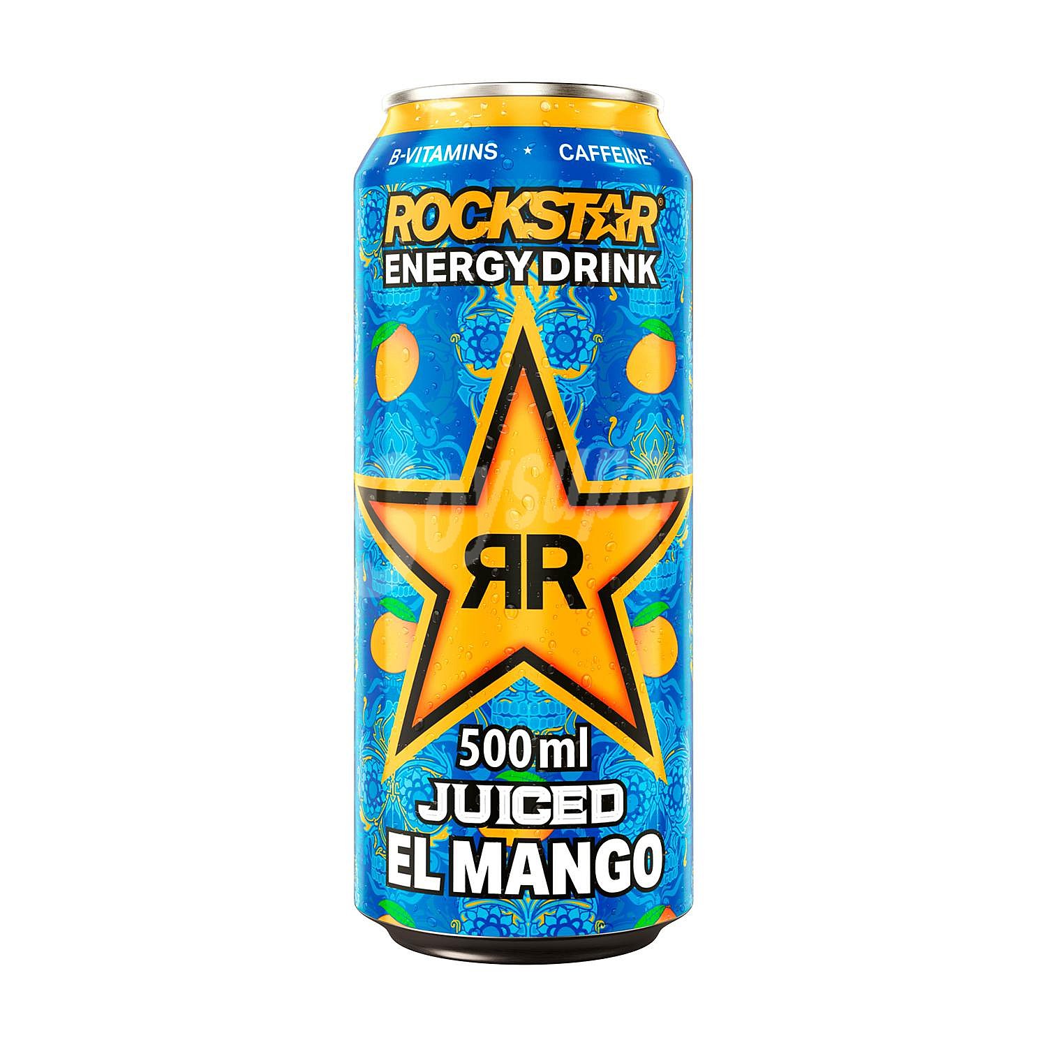 Rockstar Energy Juiced bebida energética sabor mango