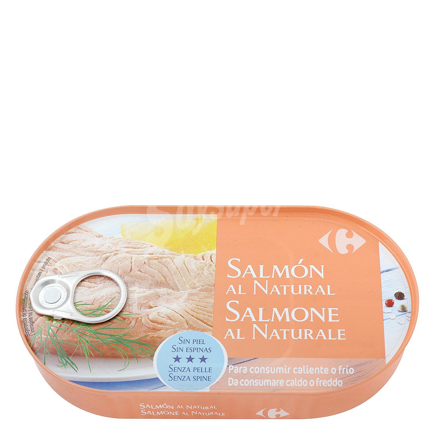 Salmón al natural Carrefour