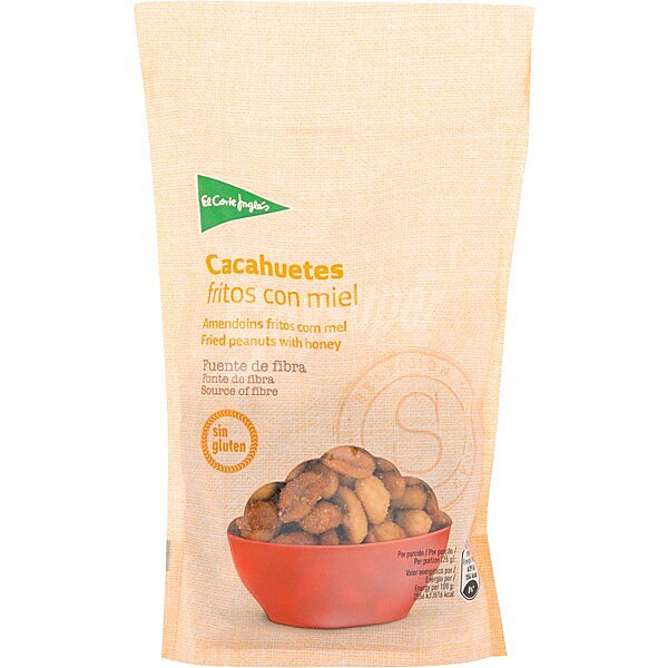 Cacahuetes fritos con miel Sin Gluten bolsa 150 g