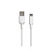 Cable Usb a tipo-c muvit, 3A, longitud 0,2m