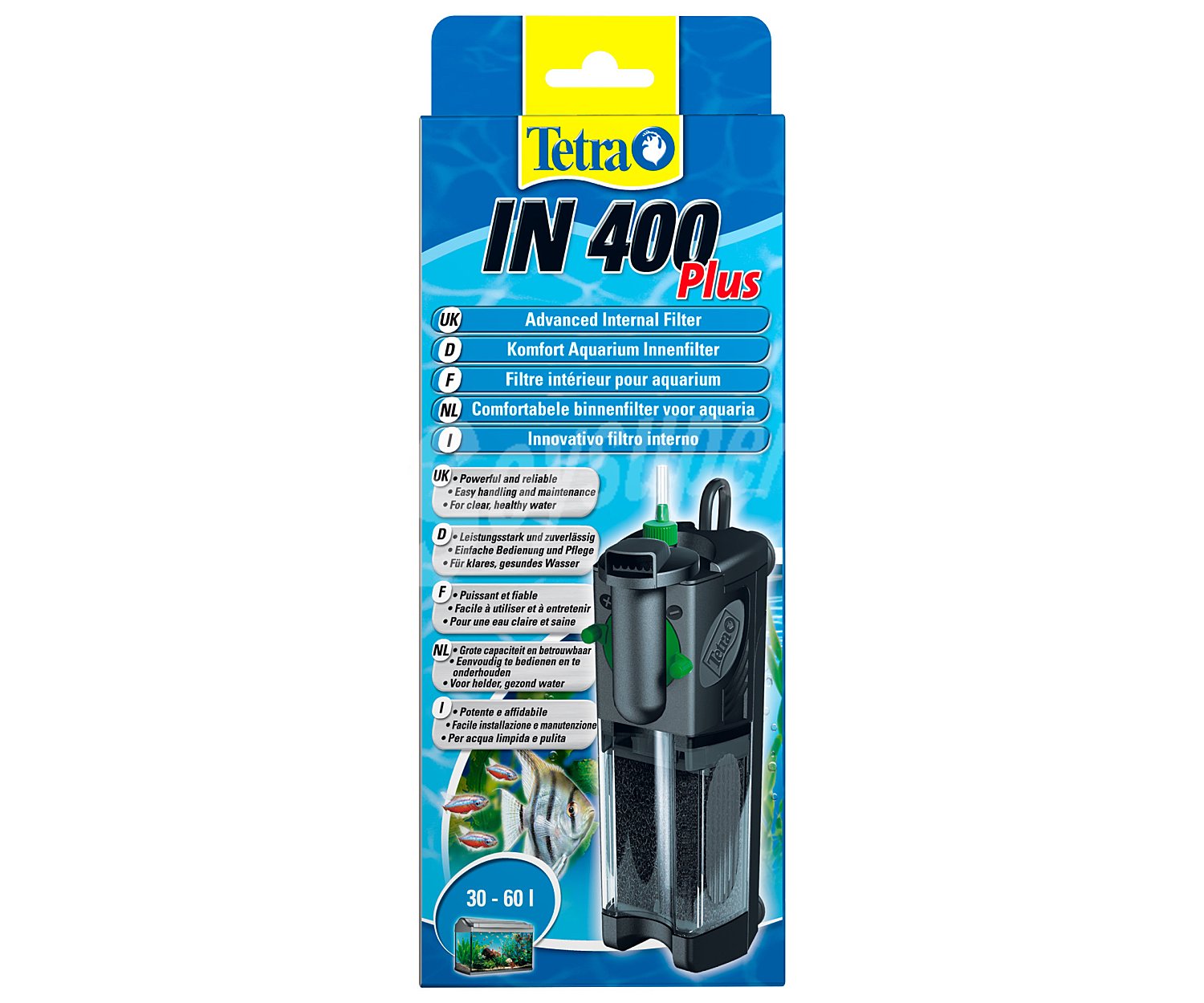 Tetra Filtro agua acuarios tetratec In 400 L1 ud