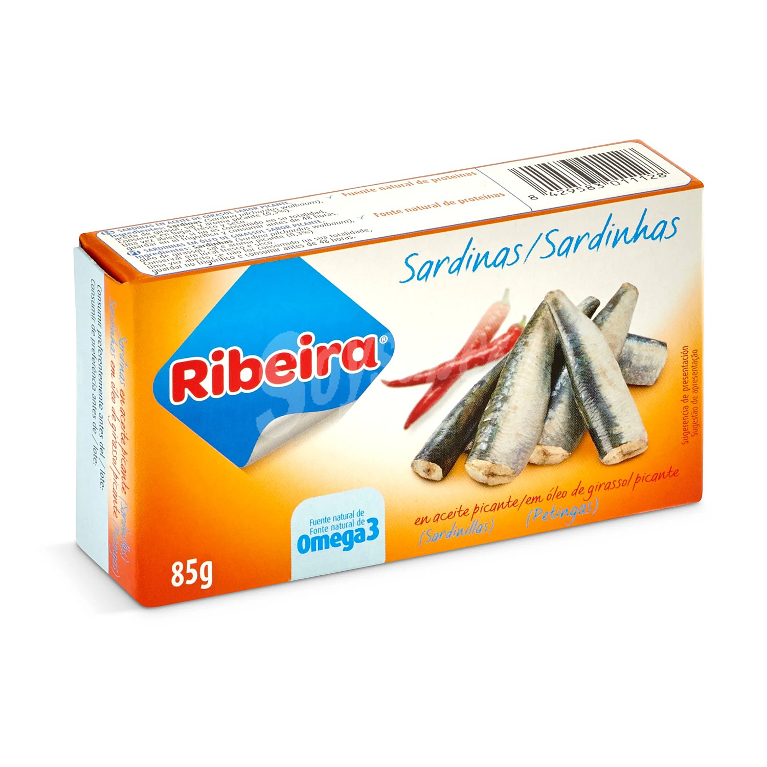 Sardinillas en aceite picante Ribeira