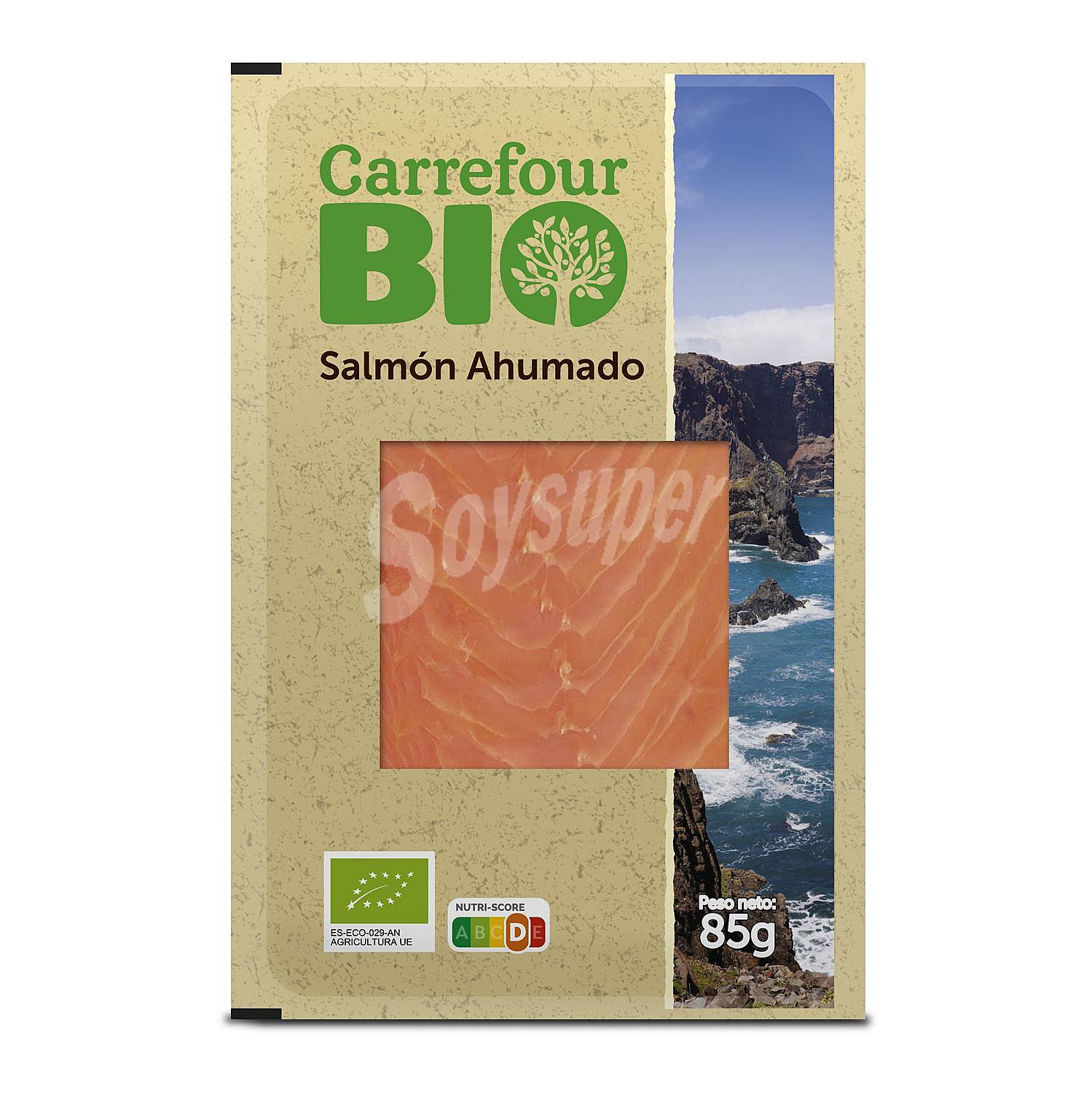 Salmón ahumado ecológico Carrefour Bio