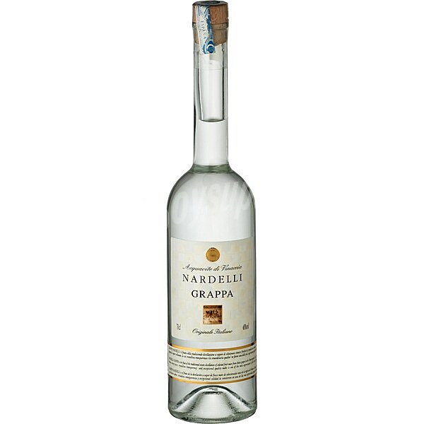 Grappa aguardiente de Italia