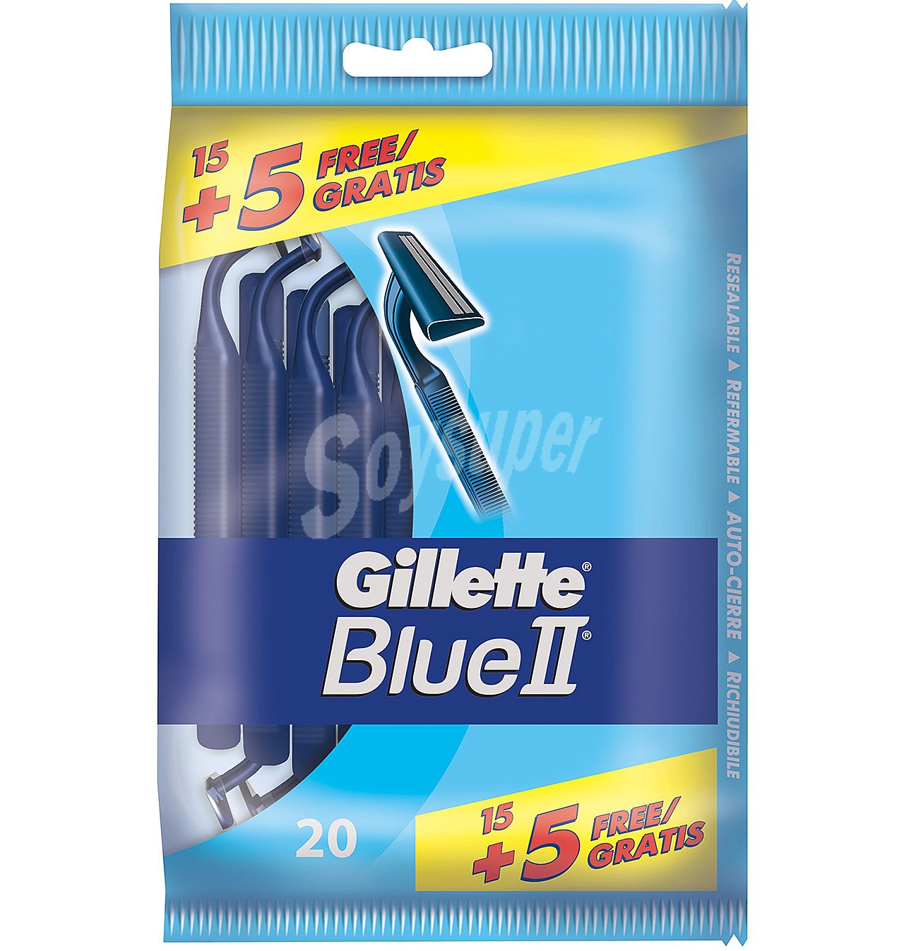 Maquinilla gillette blue ii FIJA+5