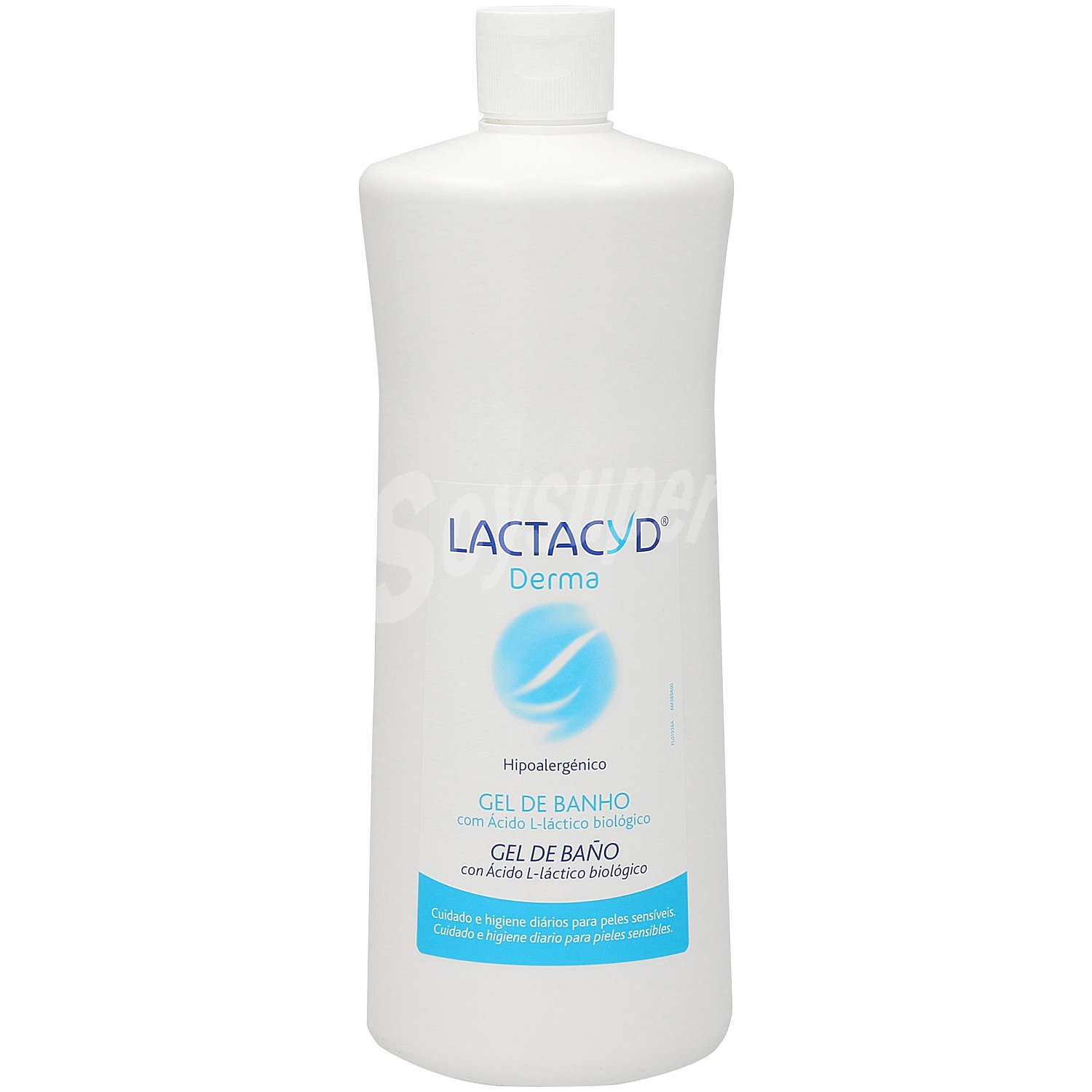 Gel de ducha con ácido láctico piel sensible bote 1 lt