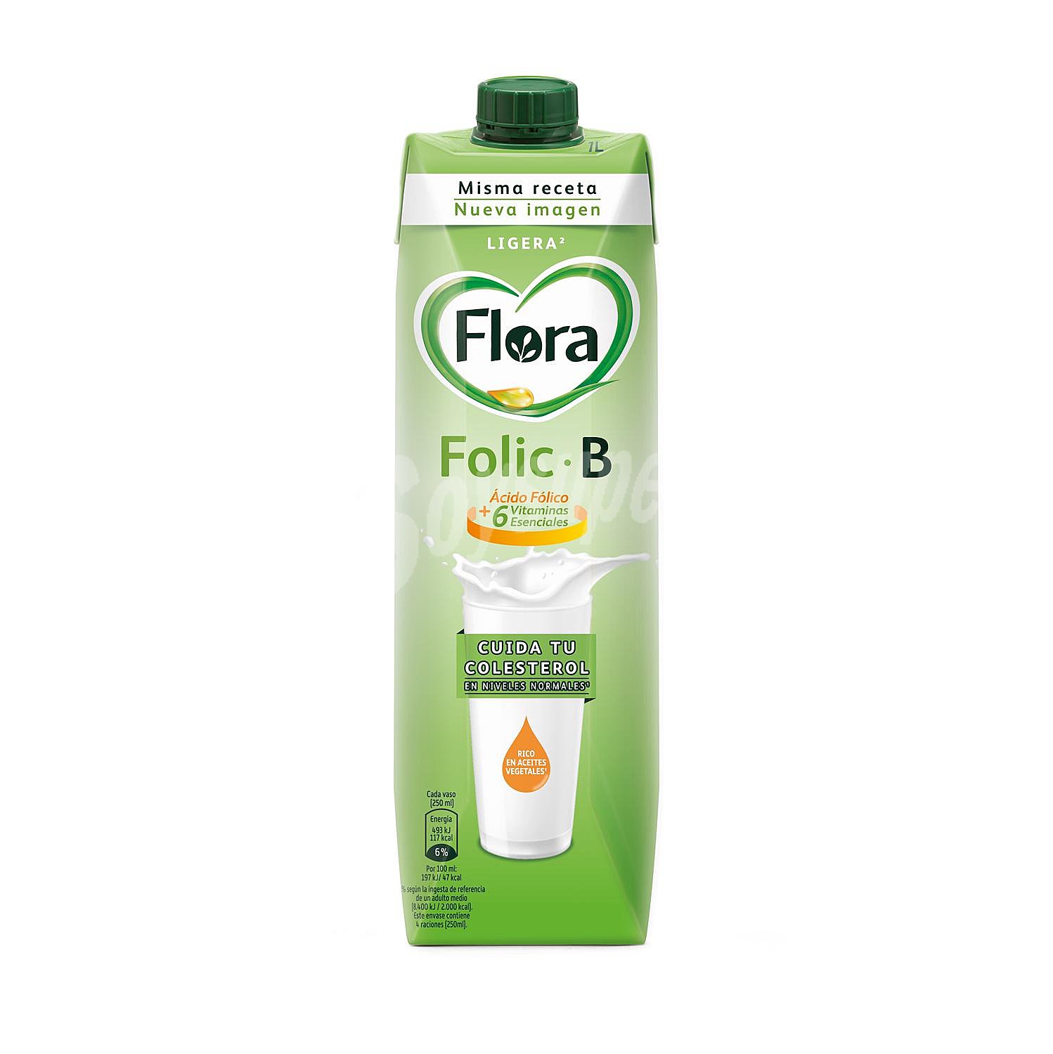 Bebida láctea semi Flora Folic B